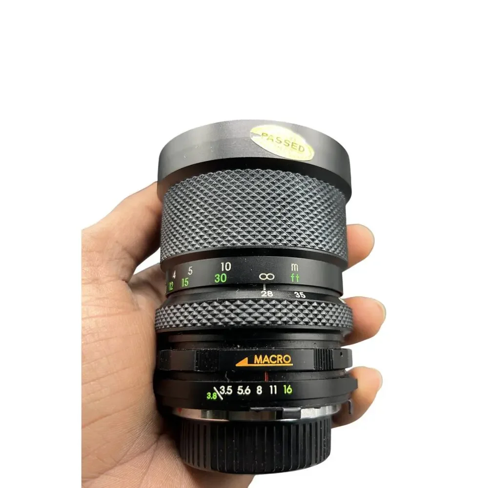 📸 Rokinon MC 28mm f/3.5 Macro Manual Focus Wide Angle Vintage Lens Film SLR 70s